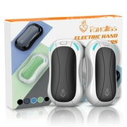 Fandliss 2-Pack Rechargeable Hand Warmers - Stylish Design, Hand Warmers for Outdoor, Golf, Hunting, Camping Accessories - 3 Heating Settings, Perfect Winter Gift for Christmas